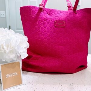 Used Michael Kors Quilted Summer Kiss Pink bag